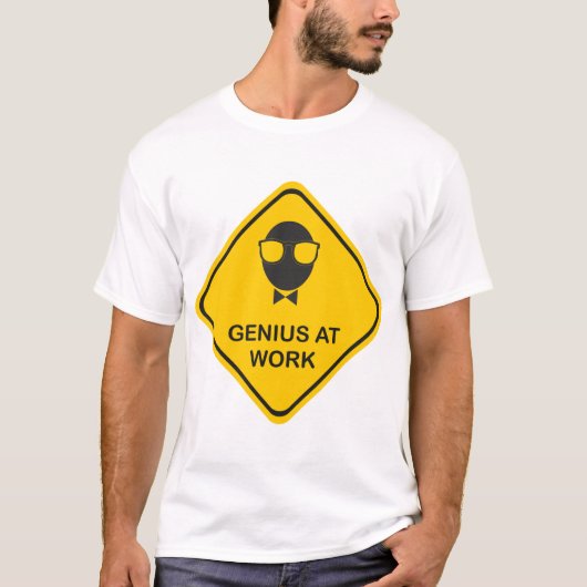 仕事の天才 Tシャツ (正面)