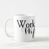 仕事の妻のカスタム コーヒーマグカップ (左)
