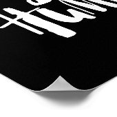 仕事の懸命を謙虚に保つ ポスター (角)