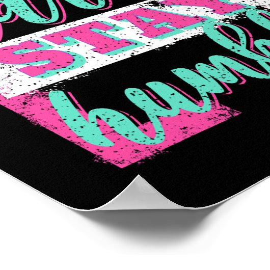 仕事の懸命を謙虚に保つ ポスター (角)