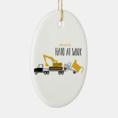 仕事の懸命 セラミックオーナメント (右)