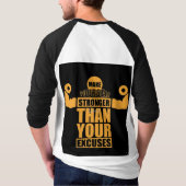 仕事の懸命、謙虚さを保つ» Tシャツ (裏面)