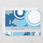 仕事の招待状のDJ 招待状 (裏面)