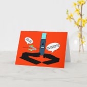 仕事の挨拶状をやめて下さい カード (黄色い花)