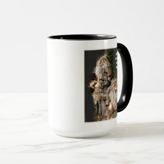 仕事の日親愛は? マグカップ (正面右)