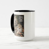 仕事の日親愛は？ マグカップ (正面左)