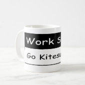 仕事の最低 コーヒーマグカップ (正面左)