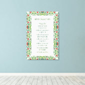 仕事の楽しみのない七つの大罪 キャンバスプリント (インサイチュ (ウッドフロア))