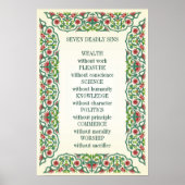 仕事の楽しみのない七つの大罪 ポスター (正面)