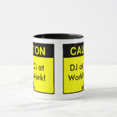 仕事の注意DJ! マグカップ (中央)