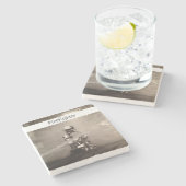 仕事の消防士 ストーンコースター (横)