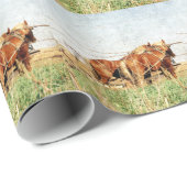 仕事の準備が整荷車を引くった ラッピングペーパー (ロールコーナー)