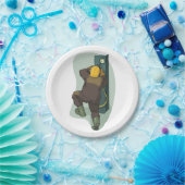 仕事の溶接工 ペーパープレート (パーティー)