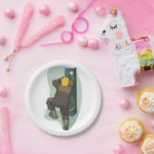 仕事の溶接工 ペーパープレート (パーティー)