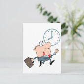 仕事の漫画に遅おもしろいれる ポストカード (スタンド正面)