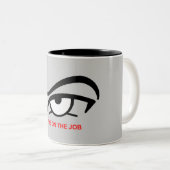 仕事の目 ツートーンマグカップ (正面右)