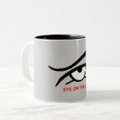 仕事の目 ツートーンマグカップ (正面左)