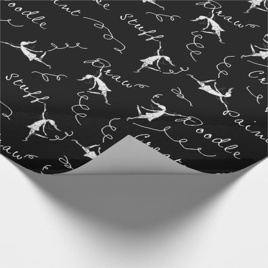 仕事の芸術の妖精 ラッピングペーパー (角)