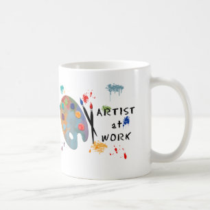 仕事の芸術家 コーヒーマグカップ