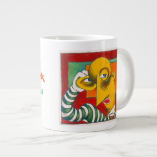 仕事の芸術家 ジャンボコーヒーマグカップ