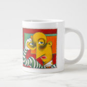 仕事の芸術家 ジャンボコーヒーマグカップ (右)