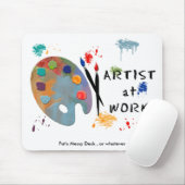 仕事の芸術家 マウスパッド (マウス)