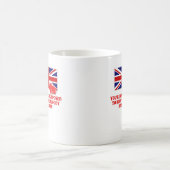 仕事の英国国旗のイタリアンなワイシャツ コーヒーマグカップ (中央)