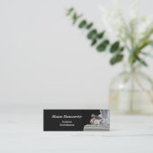 仕事の記念碑的な石工 スキニー名刺 (スタンド正面)