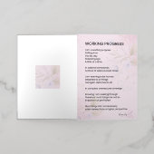 仕事の進捗を励ます詩 箔グリーティングカード (外側レイダウン)