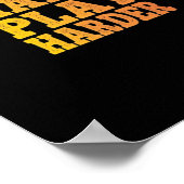 仕事の遊懸命その懸命 – 労働日 – かわいい引用文 ポスター (角)