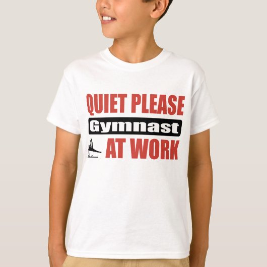 仕事の静寂の体育専門家 Tシャツ (正面)