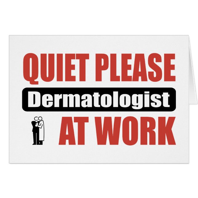 仕事の静寂のDermatologist (正面横)
