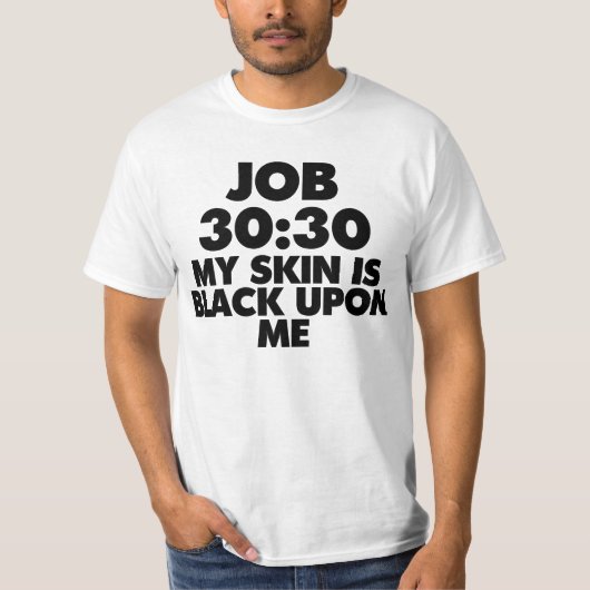 仕事の30:30私の皮は私に黒いですTシャツ(黒) Tシャツ (正面)