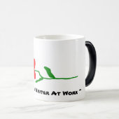 仕事の~のマグの発芽の作家 モーフィングマグカップ (正面右)