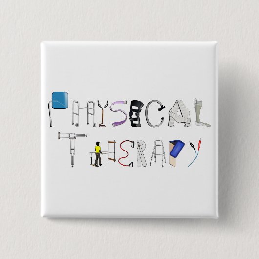 仕事のPT 缶バッジ (正面)