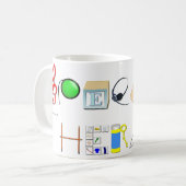 仕事のST コーヒーマグカップ (正面左)