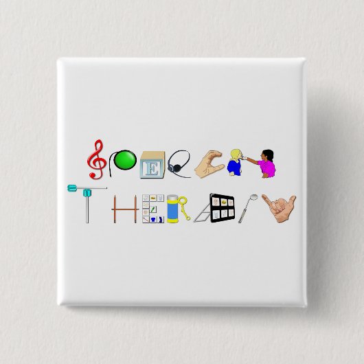 仕事のST 缶バッジ (正面)