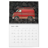 仕事はおもしろいのトラックをトラックで運びます カレンダー (3月 2026)