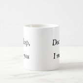 仕事はハード 楽しい人生 遅い締め切り コーヒーマグカップ (中央)