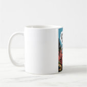 仕事はポケットを満たすが、冒険は自分の荘を満たす コーヒーマグカップ (左)