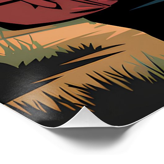 仕事はポケットを満たすが、冒険は自分の荘を満たす ポスター (コーナー)