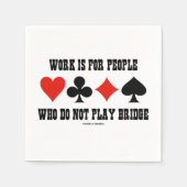 仕事はユーモアを解さない遊人向け スタンダードカクテルナプキン (正面)