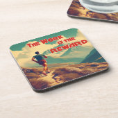 仕事はレワードランナーの山々 コースター (左側)