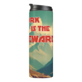 仕事はレワードランナーの山々 タンブラー (回転右)