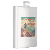 仕事はレワードランナーの山々 フラスク (右)