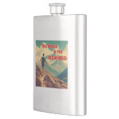 仕事はレワードランナーの山々 フラスク (左)