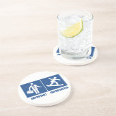 仕事は大事、スノーボードは重要 コースター (側面)