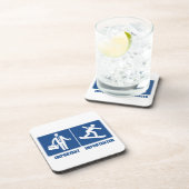 仕事は大事、スノーボードは重要 コースター (右側)