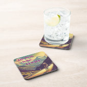 仕事は女性のサイクリストの山々に報いる コースター (右側)