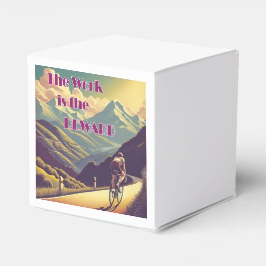 仕事は女性のサイクリストの山々に報いる フェイバーボックス (裏面サイド)